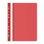 Skoroszyt OFFICE PRODUCTS, PP, A4, miękki, 100/170mikr., wpinany, czerwony