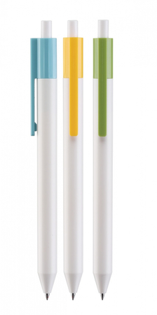 Długopis automatyczny żelowy ECONOVO, szybkoschnący tusz, 0,5mm, 3 szt., mix kolorów