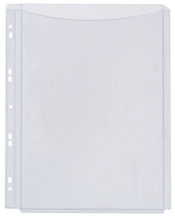 Koszulki na katalogi Q-CONNECT, PVC, A4, krystal, 180mikr., 5szt.