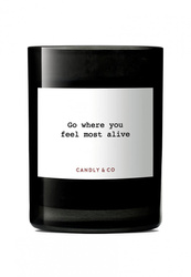 Świeca sojowa w szkle CANDLY&CO, Go Where You Feel Most, zapach No.5, 250g