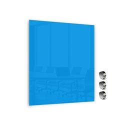 TABLICA SZKLANA MAGNETYCZNA 800X600MMNIEBIESKA (053)