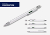 Długopis wielozadaniowy TROIKA Construction, biały