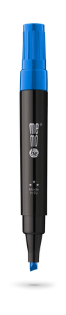 Marker permanentny M201 MemoBe końcówka ścięta 1-4 mm niebieski