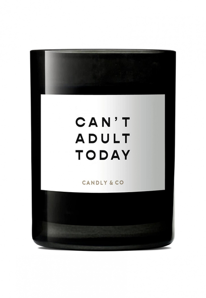 Świeca sojowa w szkle CANDLY&CO, Can't Adult Today, zapach No.1, 250g