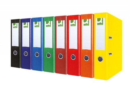 Segregator Q-CONNECT Hero, PP, A4/75mm, żółty