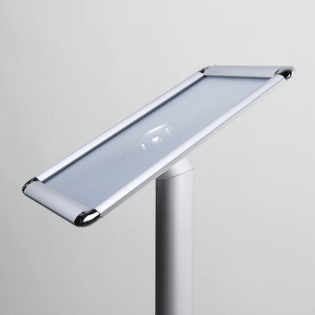 Menuboard z ramą A3, narożnik ostry, profil 25 mm - MBA3G25