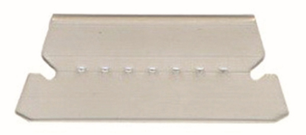 Zakładka indeksowa do teczek zawieszkowych DONAU, 5 szt., biała