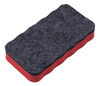 Gąbka magnetyczna OFFICE PRODUCTS, do tablic suchościeralnych, 110x57x20mm, z zawieszką, czerwona