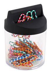 Spinacze powlekane zebra 28 mm MemoBe 60 szt. op. magnetyczne