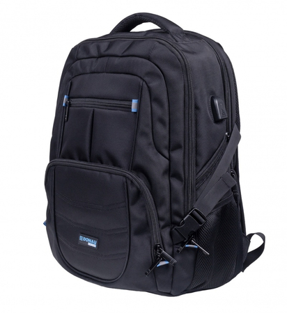 Plecak DONAU TRAVEL Amsterdam, 17", 35l, USB + kabel USB-C, czarny
