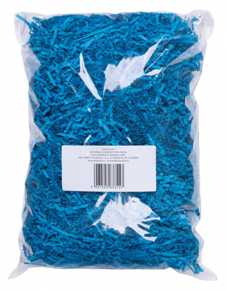 Wypełniacz do paczek OFFICE PRODUCTS, typ zigzag, 150g, niebieski