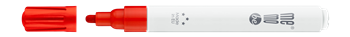 Marker olejowy MM301 MemoBe, końcówka okrągła 2-4 mm czerwony