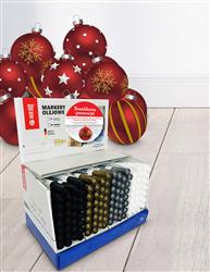 DISPLAY NALADOWY MEMOBE -MARKERY OLEJOWE 120 SZT.+ BOMBKI- ZESTAW PROMOCYJNY