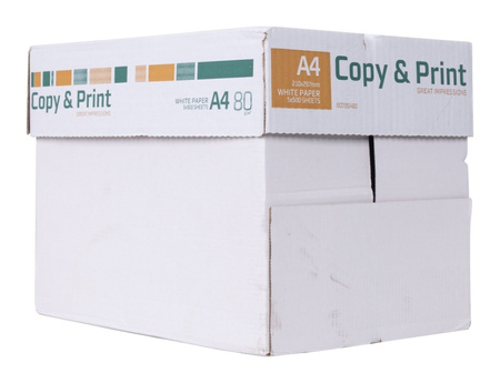 Papier ksero COPY&PRINT, A4, klasa C, 80gsm, 500 ark.