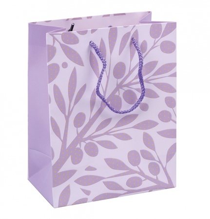 Torebka na prezenty DONAU HOME, laminowana, 18x23x10cm, całoroczna, sznurek, mix wzorów