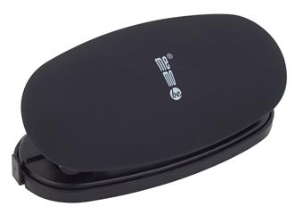 Dziurkacz MemoBe soft-touch czarny