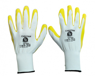 Rękawice TK CHEETAH, rozm. 10, żółte