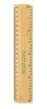 Linijka ECONOVO, 20cm, 100% z biodegradowalnego bambusa, naturalny