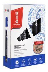 Marker permanentny MEMOBE ścięta końc.kolor niebieski