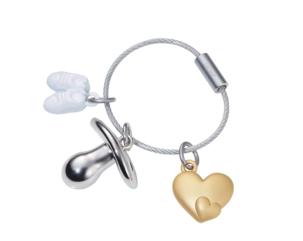 Brelok TROIKA Welcome Baby, 3 zawieszki, metal