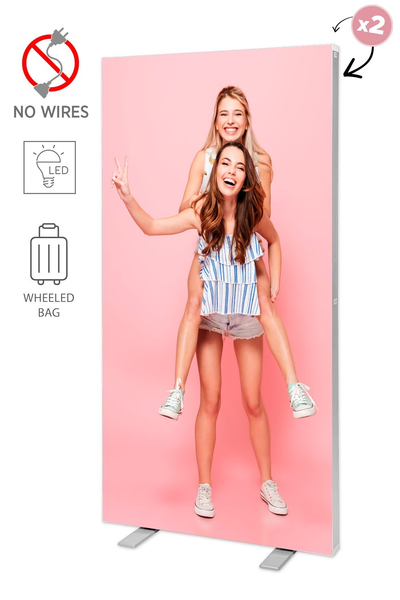 LED BOX 100x250 - wersja 2.0 w torbie na kó³kach