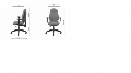 Fotel biurowy OFFICE PRODUCTS Thassos, czarny, 23023511-05