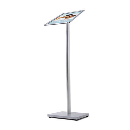 Menuboard z ramą A4, narożnik ostry, profil 25 mm - MBA4G25