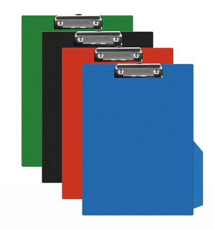 Clipboard Q-CONNECT deska, z klipsem, PVC, A4 czarny