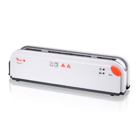 Termobindownica PEACH, A4, biała