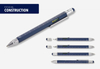 Długopis wielozadaniowy TROIKA Construction, niebieski
