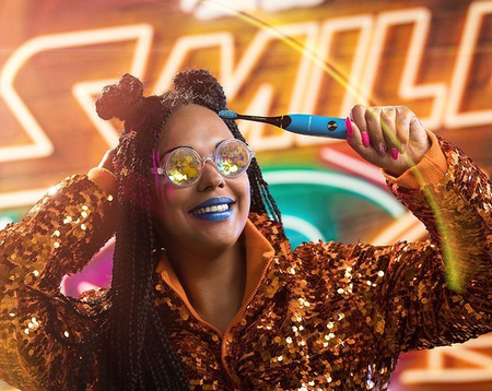 Szczoteczka soniczna Smilesonic EX, niebieska