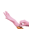 Rękawice nitrylowe bezpudrowe CLARA, 100 szt., rozmiar L, różowe