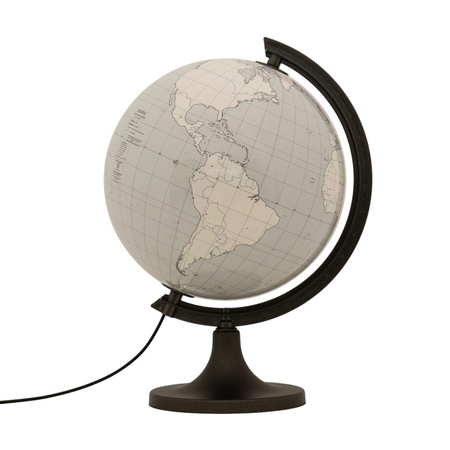 Globus konturowy z objaśnieniem GŁOWALA, podświetlany, śr. 250mm, w pudełku