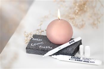 Marker olejowy MM300 MemoBe, końcówka okrągła 1-1,5 mm niebieski