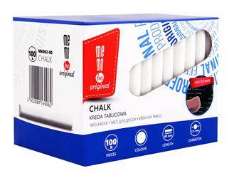 Kreda tablicowa MEMOBE, biała, 100 szt.