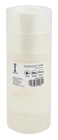 Taśma klejąca MemoBe 24mm x 30m , 6 sztsłupek