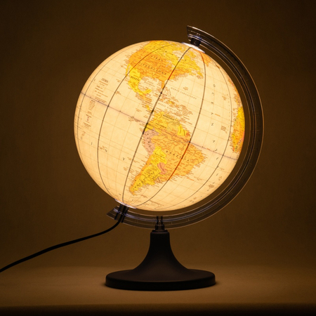 Globus polityczny GŁOWALA, podświetlany, śr. 250mm, w pudełku