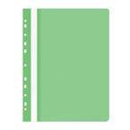 Skoroszyt OFFICE PRODUCTS, PP, A4, miękki, 100/170mikr., wpinany, jasnozielony