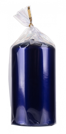 Świeca słupek DONAU HOME Aurora, 70x130mm, kobalt