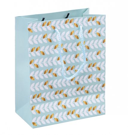 Torebka na prezenty DONAU HOME, laminowana, 18x23x10cm, całoroczna, sznurek, mix wzorów