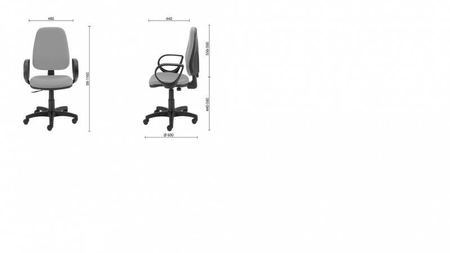 Fotel biurowy OFFICE PRODUCTS Evia, czarny, 23023531-05