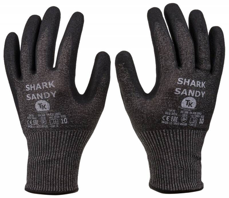 Rękawice TK SHARK, antyprzecięciowe, rozm. 9, sandy