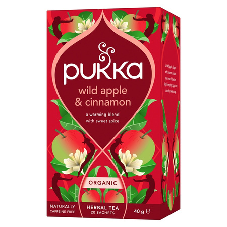 Herbata PUKKA Jabłko i Cynamon, 20 kopert