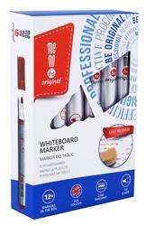 Markery do tablic suchościeralnych MEMOBE, okrągła końcówka, kolor czerwony