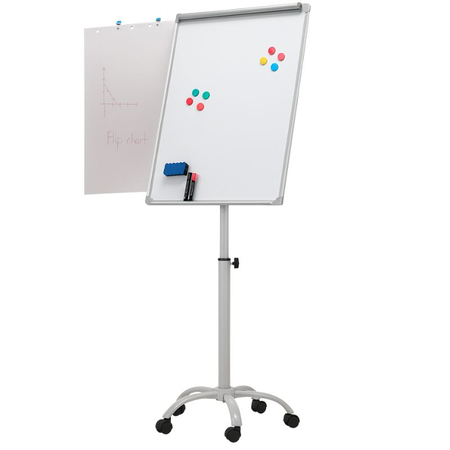 Flipchart Mobilny Basic Bee-Board Magnetyczny - Suchościeralny