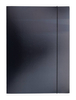 Teczka z gumką OFFICE PRODUCTS, karton/lakier, A4, 320gsm, 3-skrz., mix kolorów