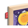 Tablica edukacyjna MemoBe, WHITEBOARDGAME: Space adventure!, nadruk KOSMOSU, zestaw do gry, wersja EN, rama drewniana, 60x40 cm