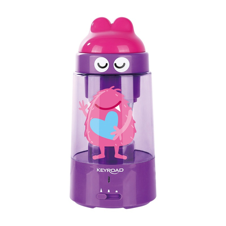 Temperówka elektryczna KEYROAD, USB, pojedyncza, fioletowa