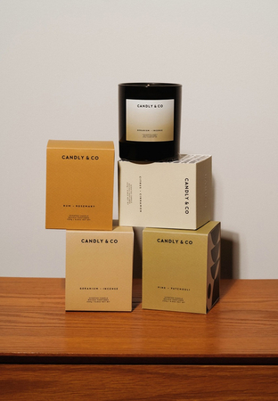 Świeca sojowa w szkle CANDLY&CO, bez cytatu, zapach No.3, 250g