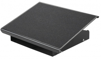 Metalowy podnóżek Q-CONNECT, 41,5x32,6cm, antypoślizgowy